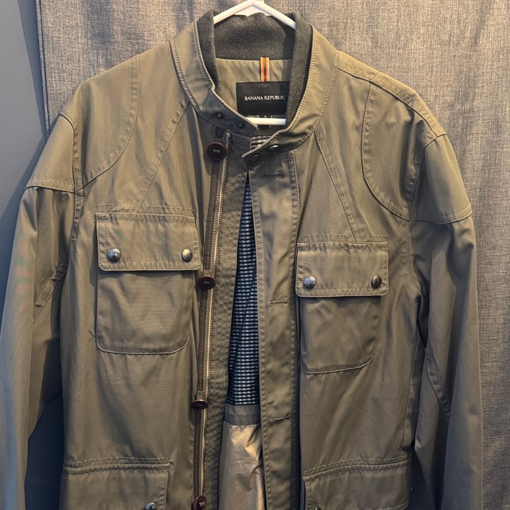 Banana Republic Men's Khaki Field Jacket